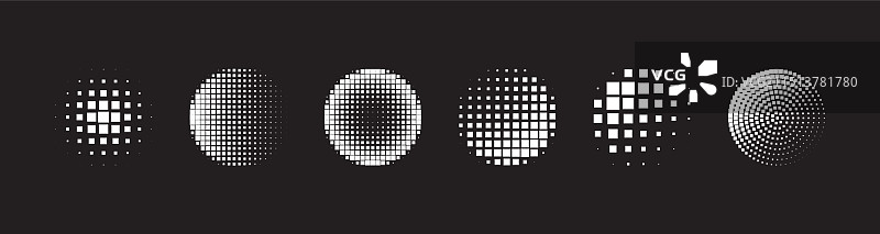 圆点Logo设计元素图片素材