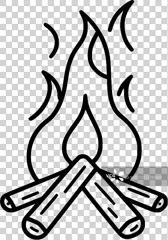 篝火图标图片素材