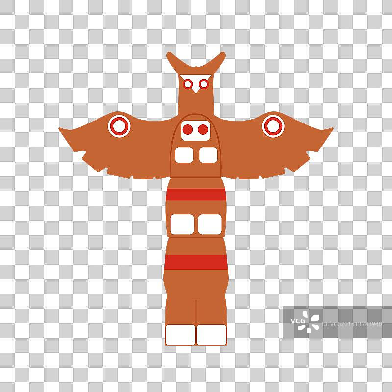 图腾部落卡通图标图片素材