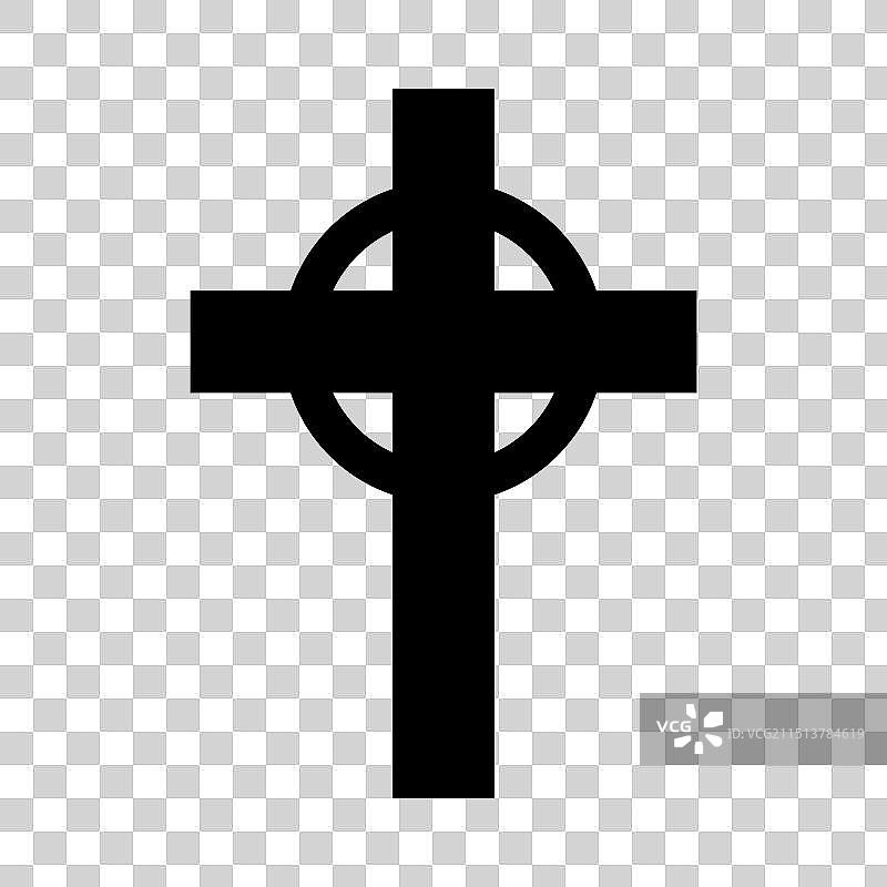 凯尔特十字架图标基督教十字架符号图片素材