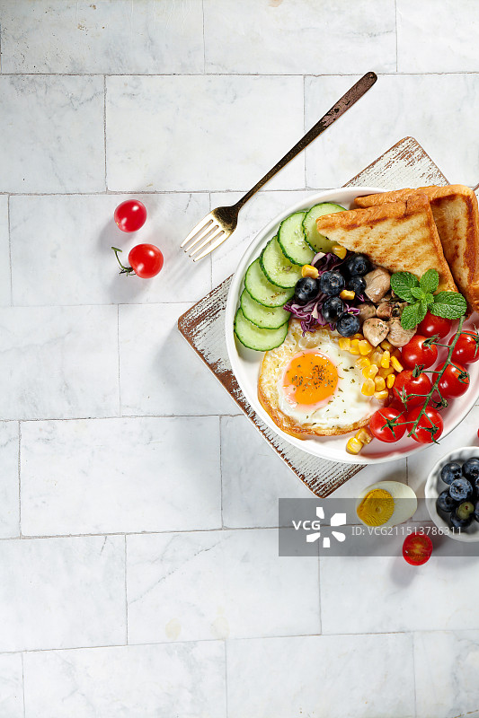 轻食沙拉 营养餐 低脂代餐图片素材