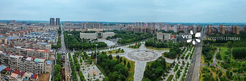 灯塔市 沈营街 葛西河公园 大市场购物中心 航拍图片素材