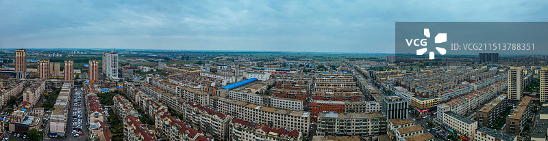 灯塔市 沈营街 葛西河公园 大市场购物中心 航拍图片素材