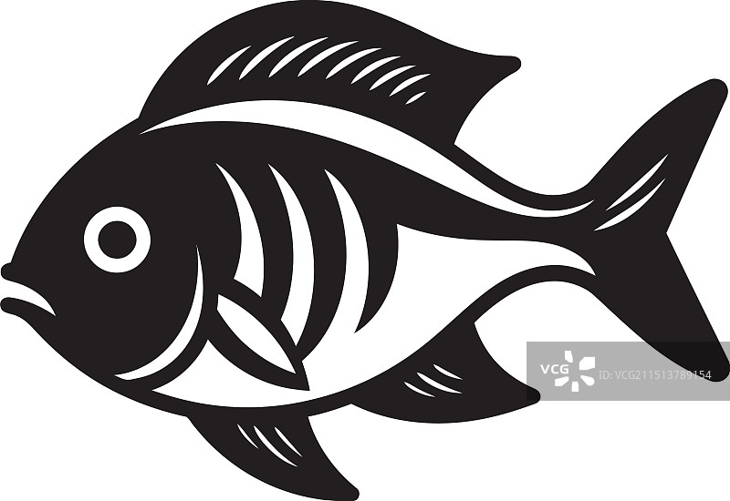 从鱼苗到餐盘的鱼的旅程图片素材