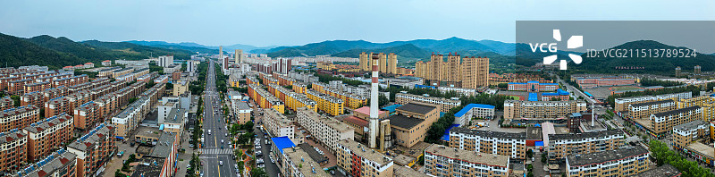 通化县 团结广场 英华街 广电大厦 丽景花园 人民医院图片素材