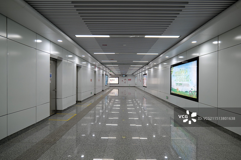 浙江杭州地铁6号线之江文化中心站图片素材