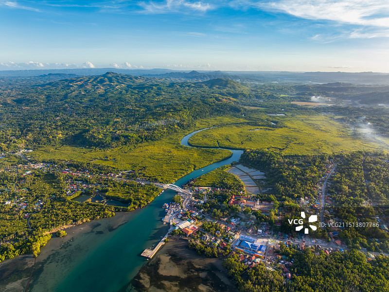 宿务省Cebu，保和岛Bohol ，洛艾Bayan ng Loay，洛博克河Loboc River图片素材