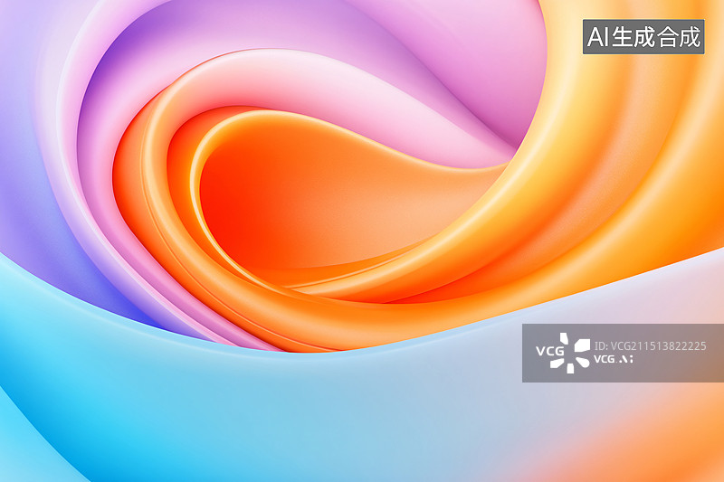 【AI数字艺术】蓝色会议kv主视觉活动主画面背景设计图片素材