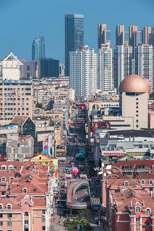 青岛台东步行街图片素材