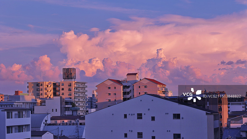 京都日落图片素材