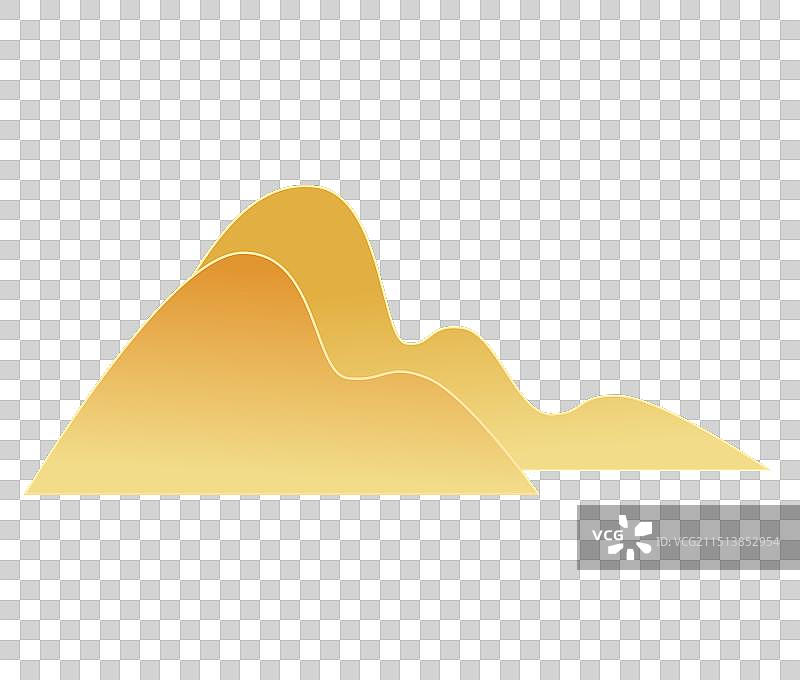 国风山峰元素图片素材