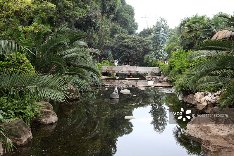 云南民族村的园艺图片素材