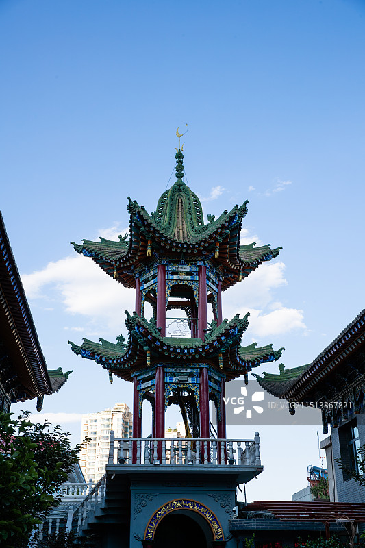 临夏八坊十三巷清真寺图片素材