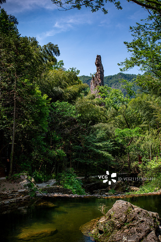六安市东石笋风景区图片素材