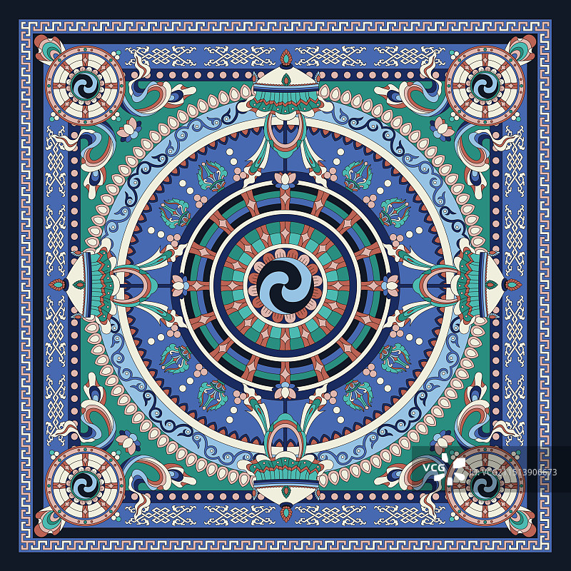 藏族纹样设计图片素材