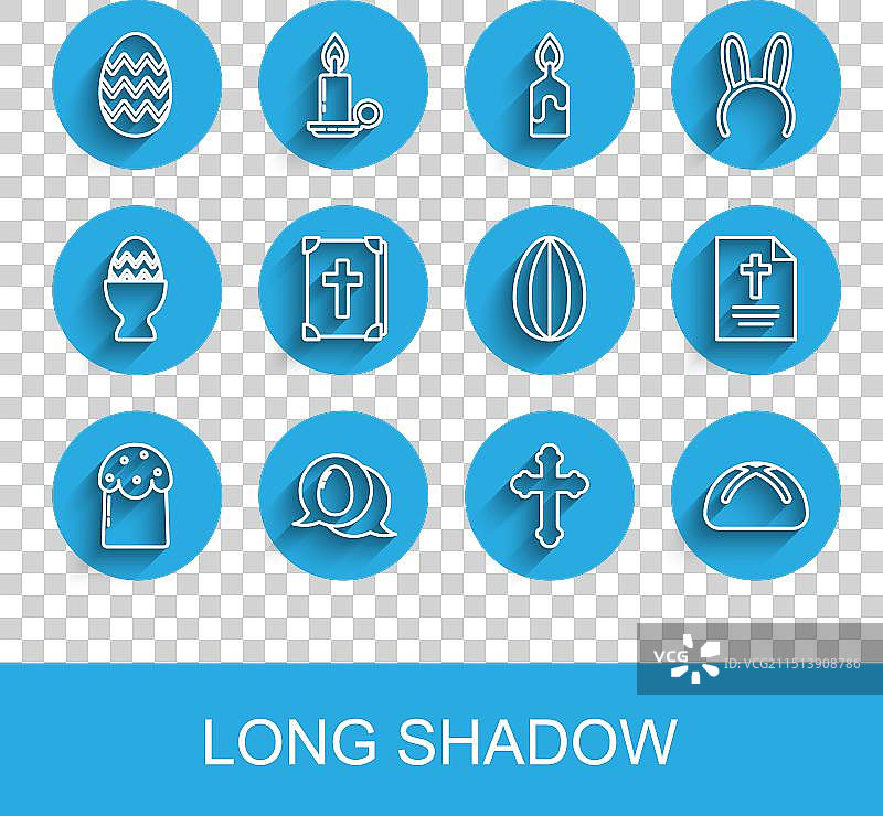 复活节蛋糕与对话气泡banner图片素材