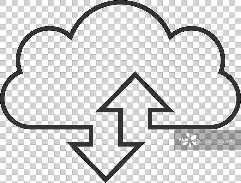 云数据图标图片素材