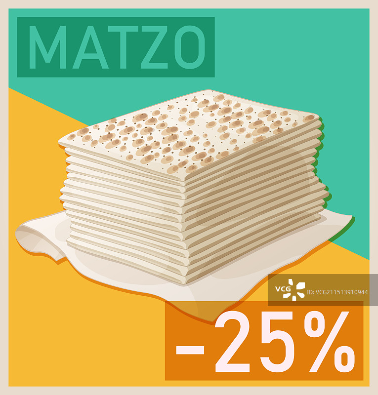 犹太传统逾越节酵母面包图标图片素材