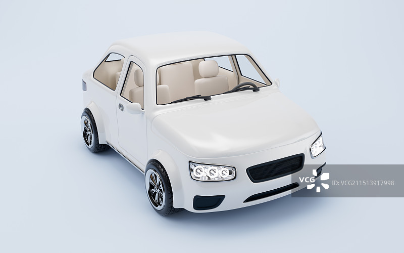现代小汽车三维渲染图片素材