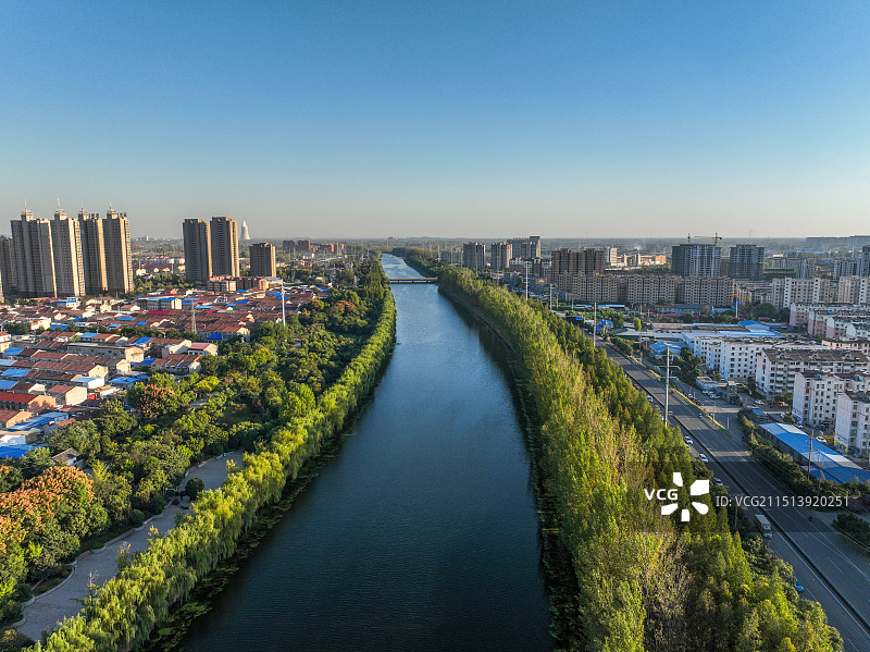 新濉河+安徽省淮北市濉溪县图片素材