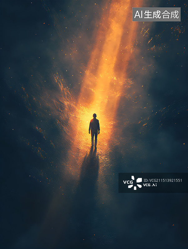 【AI数字艺术】人生导师指路明灯教师形象等教师节素材图片素材