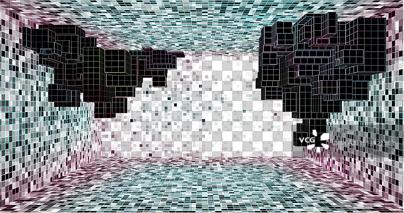 未来主义走廊或图片素材