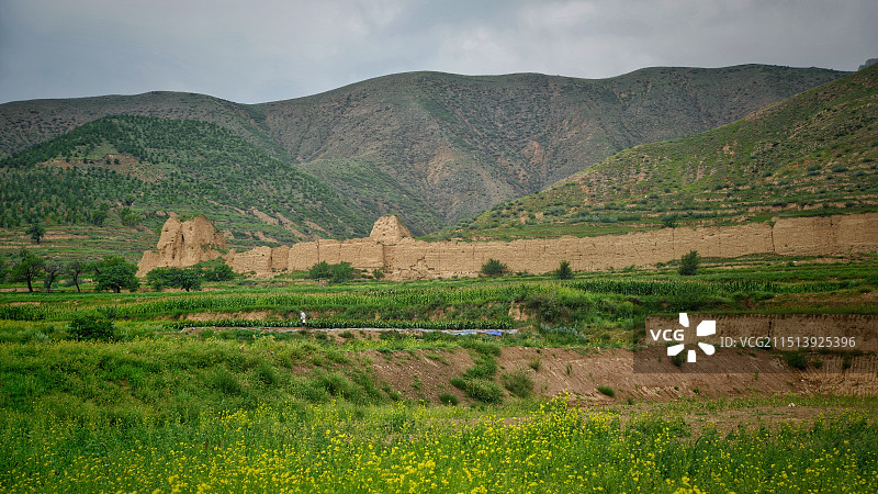 山西天镇县李二口长城， 24.08.10日摄于山西长城一号旅游公路沿途。图片素材