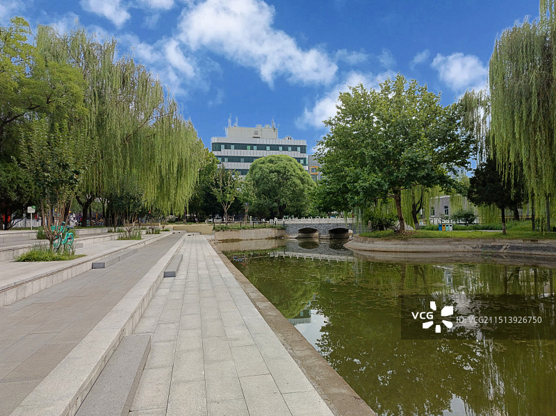 北京上地公园图片素材