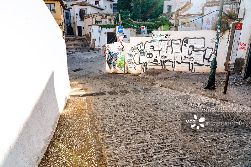 西班牙城市街景图片素材