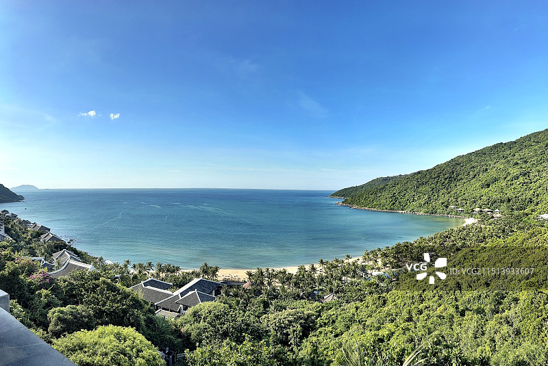 岘港山茶半岛的海滩图片素材