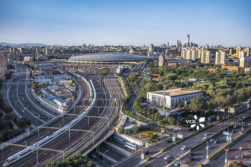 北京南站风光图片素材