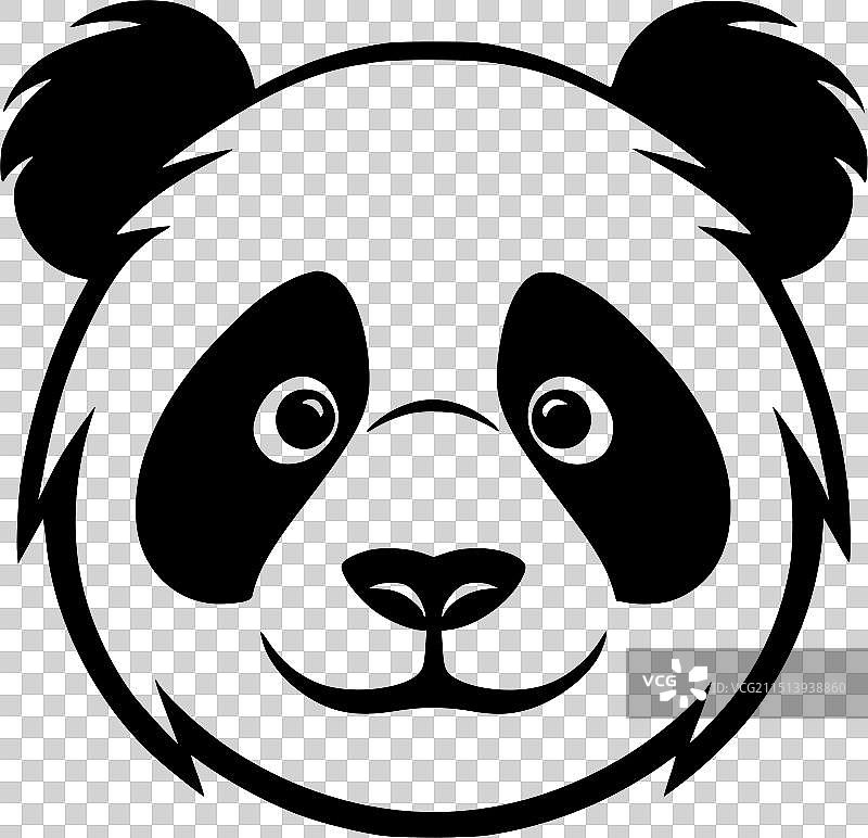 熊猫——黑白相间图片素材