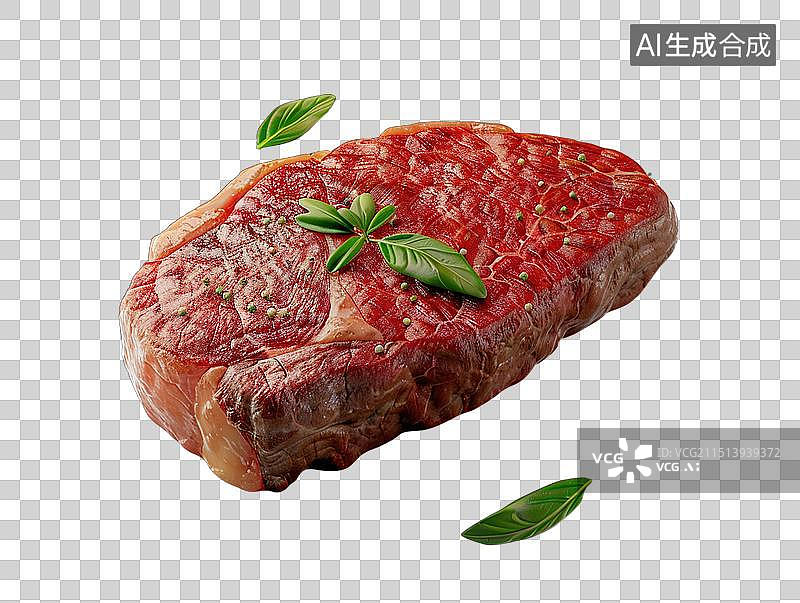 【AI数字艺术】牛排 免扣元素图片素材