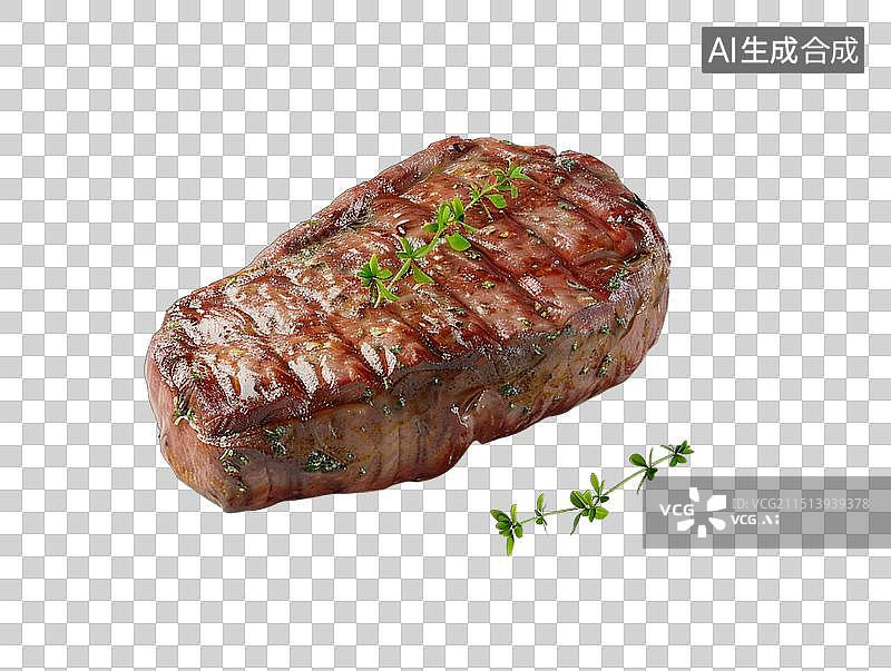 【AI数字艺术】牛排 免扣元素图片素材