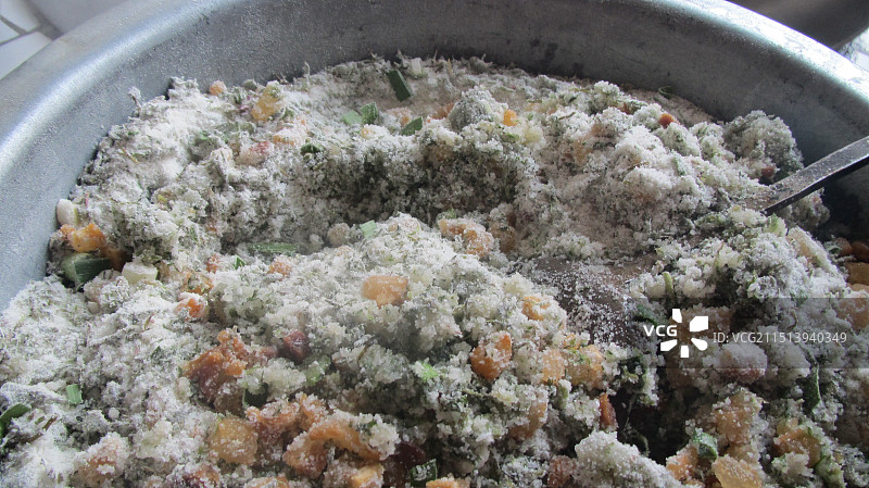 制作六安美食蒿子粑粑图片素材