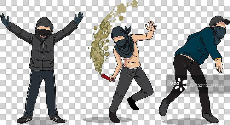 足球狂热球迷骚乱图片素材