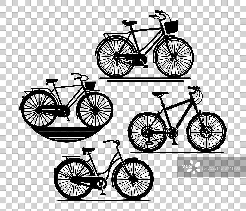 循环剪影图片素材