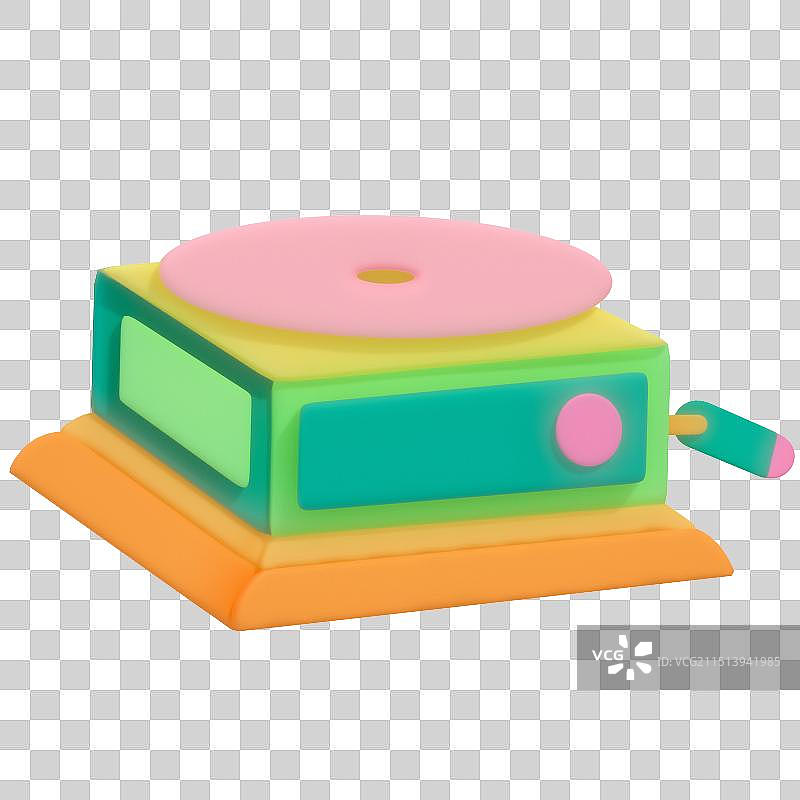 D立体秋季清新卡通植物装饰素材花朵落叶图片素材