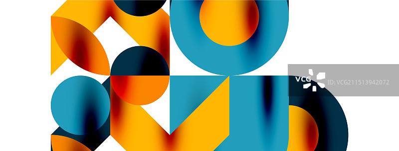 圆形图案的圆元素带有线条和图片素材