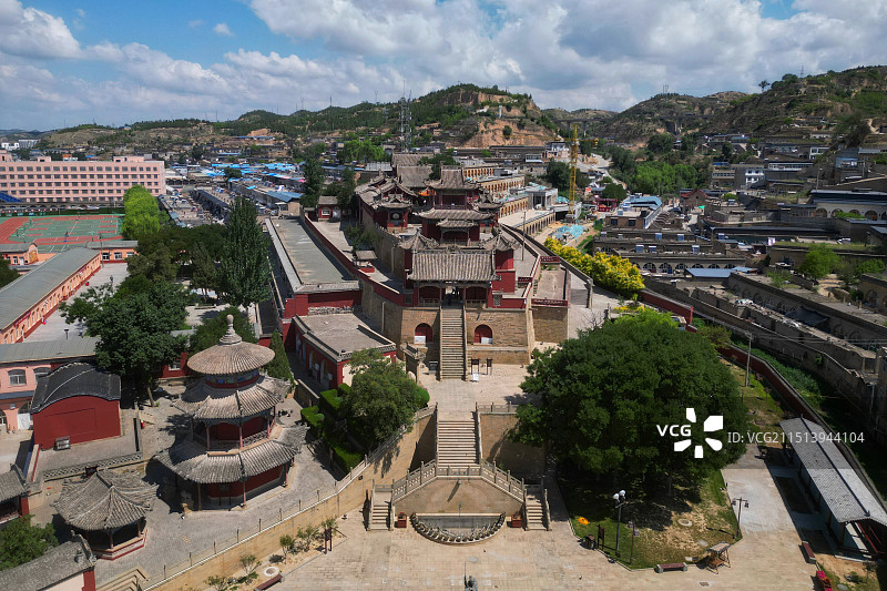 榆林米脂李自成行宫图片素材