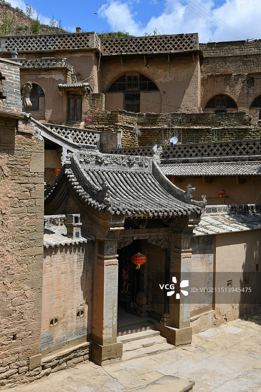 榆林米脂姜氏庄园图片素材