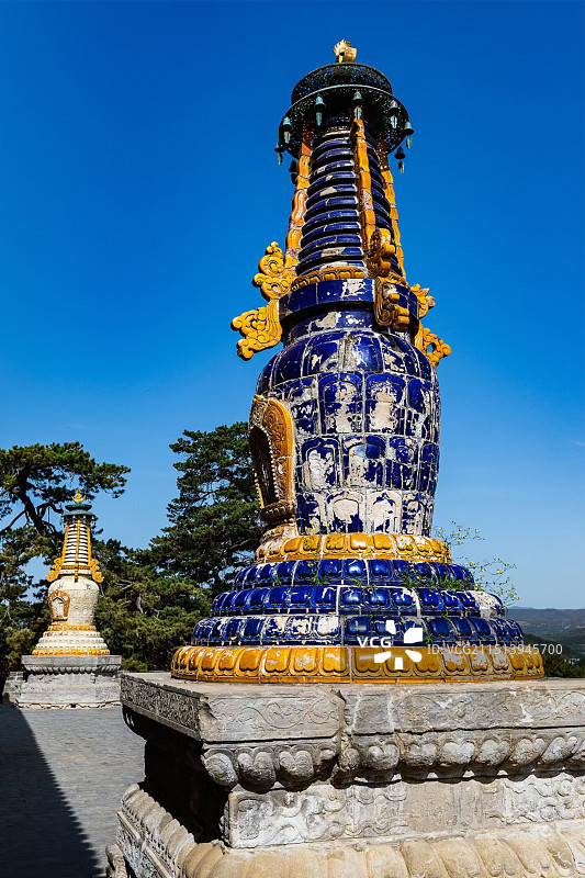 河北承德，避暑山庄，普宁寺。图片素材