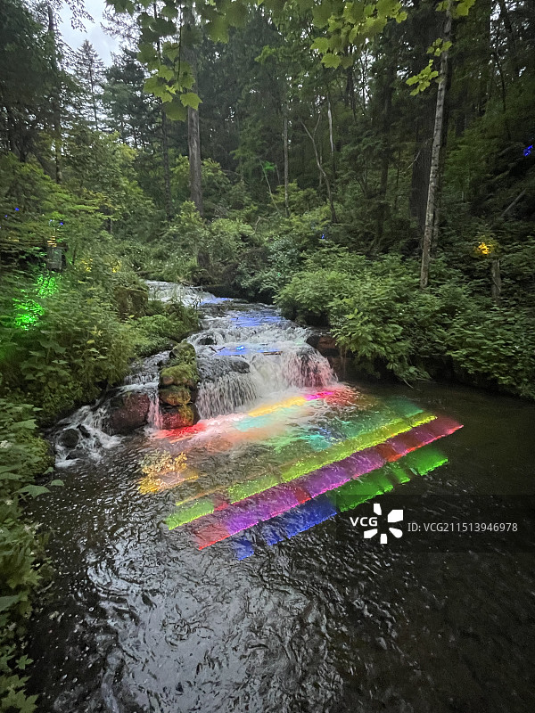 延边大戏台河景区图片素材