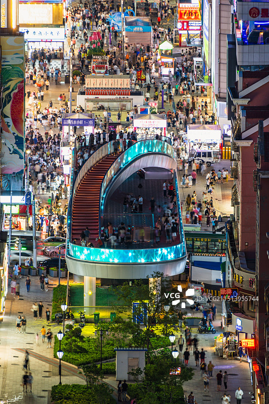 青岛台东步行街图片素材