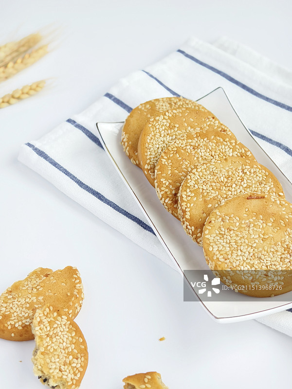 芝麻饼图片素材