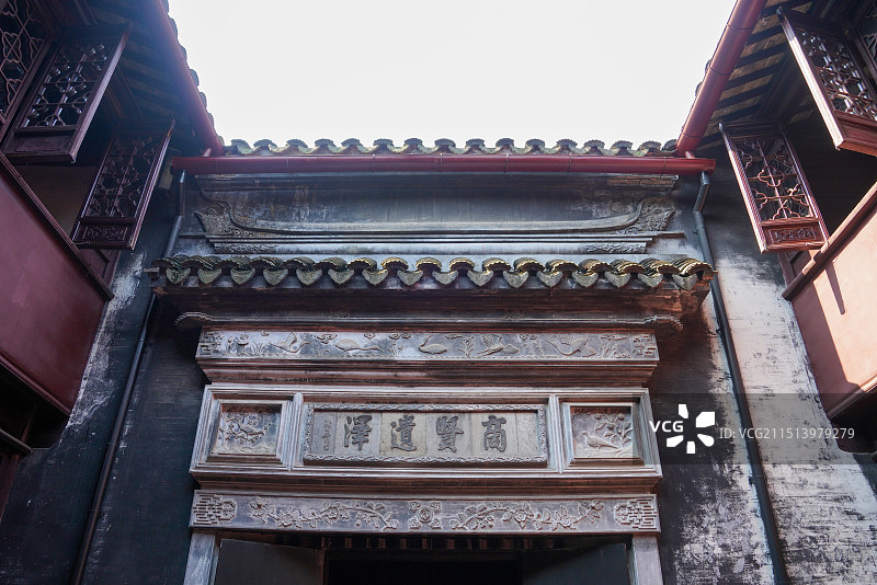 江苏省 苏州市 吴江区 同里古镇 崇本堂图片素材