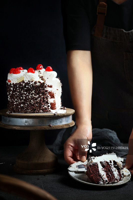 巧克力蛋糕图片素材