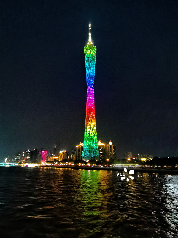 夜看广州塔11图片素材
