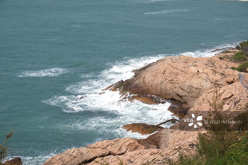 惠州海龟湾海岸线图片素材
