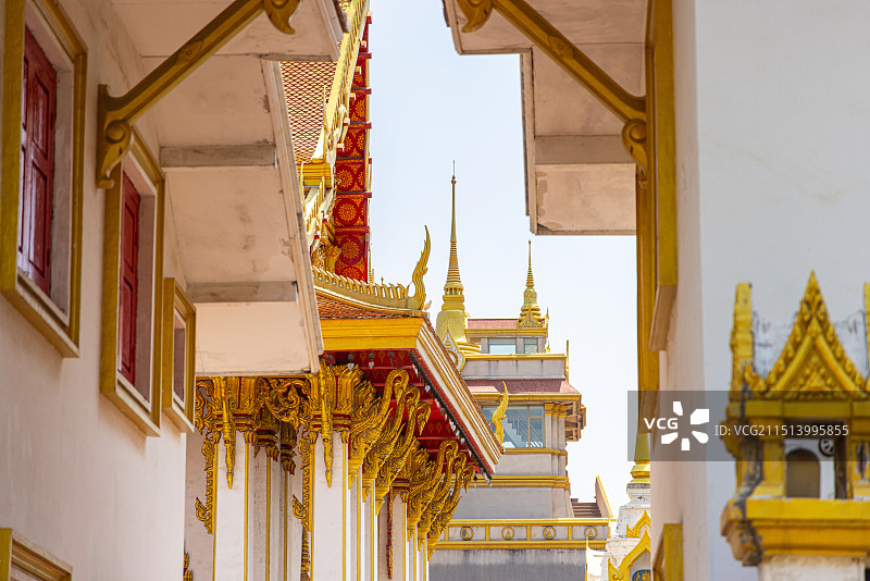 洛阳白马寺泰国佛殿苑 泰国样式寺庙建筑图片素材